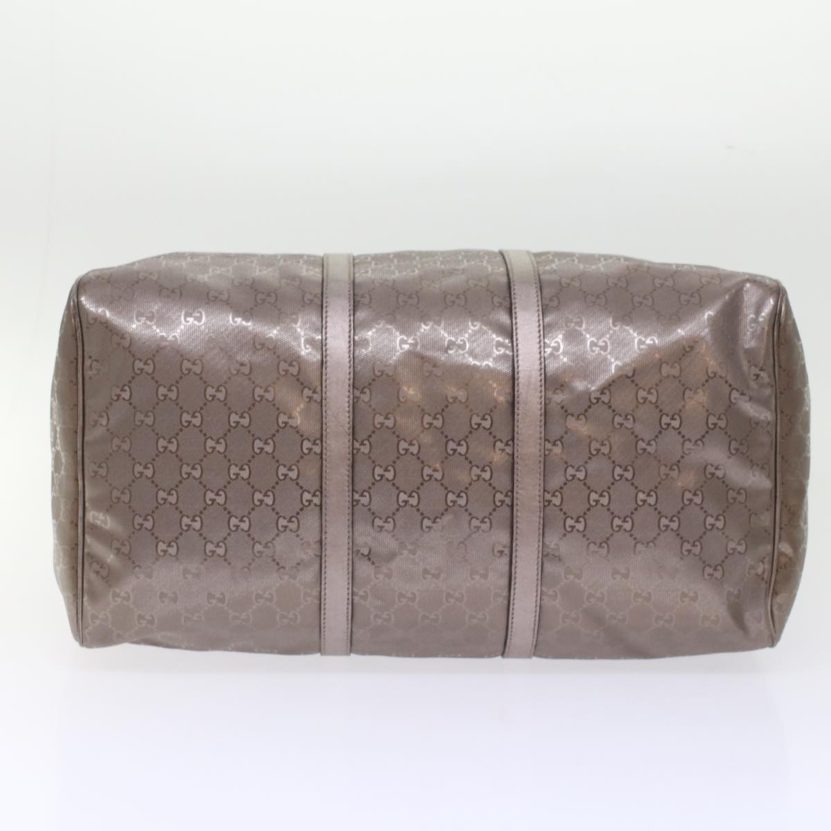 GUCCI GG Implement Canvas Boston Bag Coated Canvas 2way Gray 216484 49332