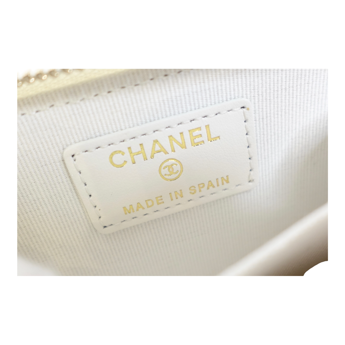 Chanel Coco Casino Zip Coin Purse Quilted Caviar