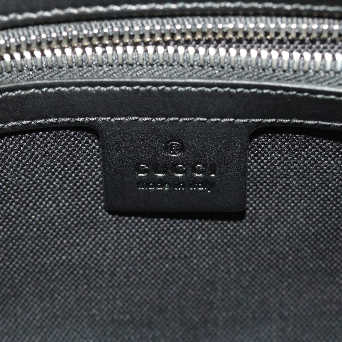 GUCCI GG Supreme Sherry Line Body Bag Black Red Navy 474293 49481A