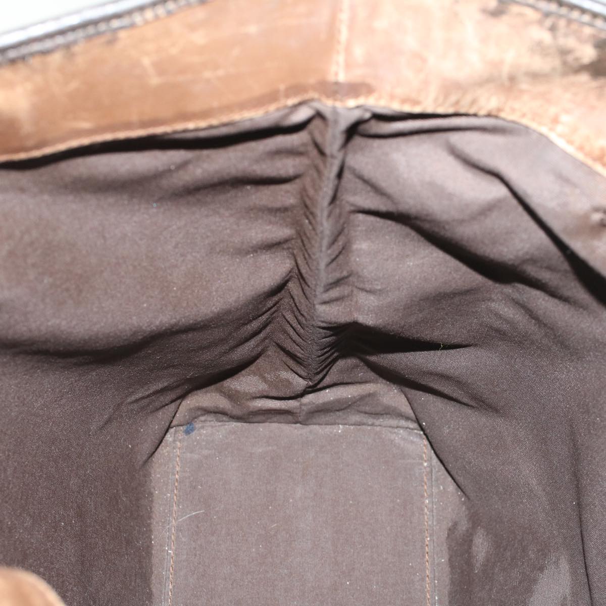 GUCCI GG Canvas Tote Bag Brown 49596