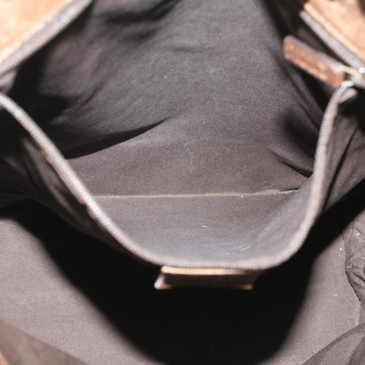 GUCCI GG Canvas Tote Bag Brown 49596