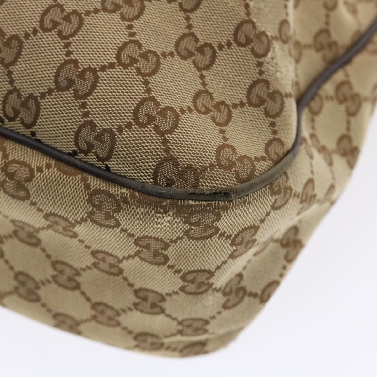 GUCCI GG Canvas Hand Bag Beige 296835 49597