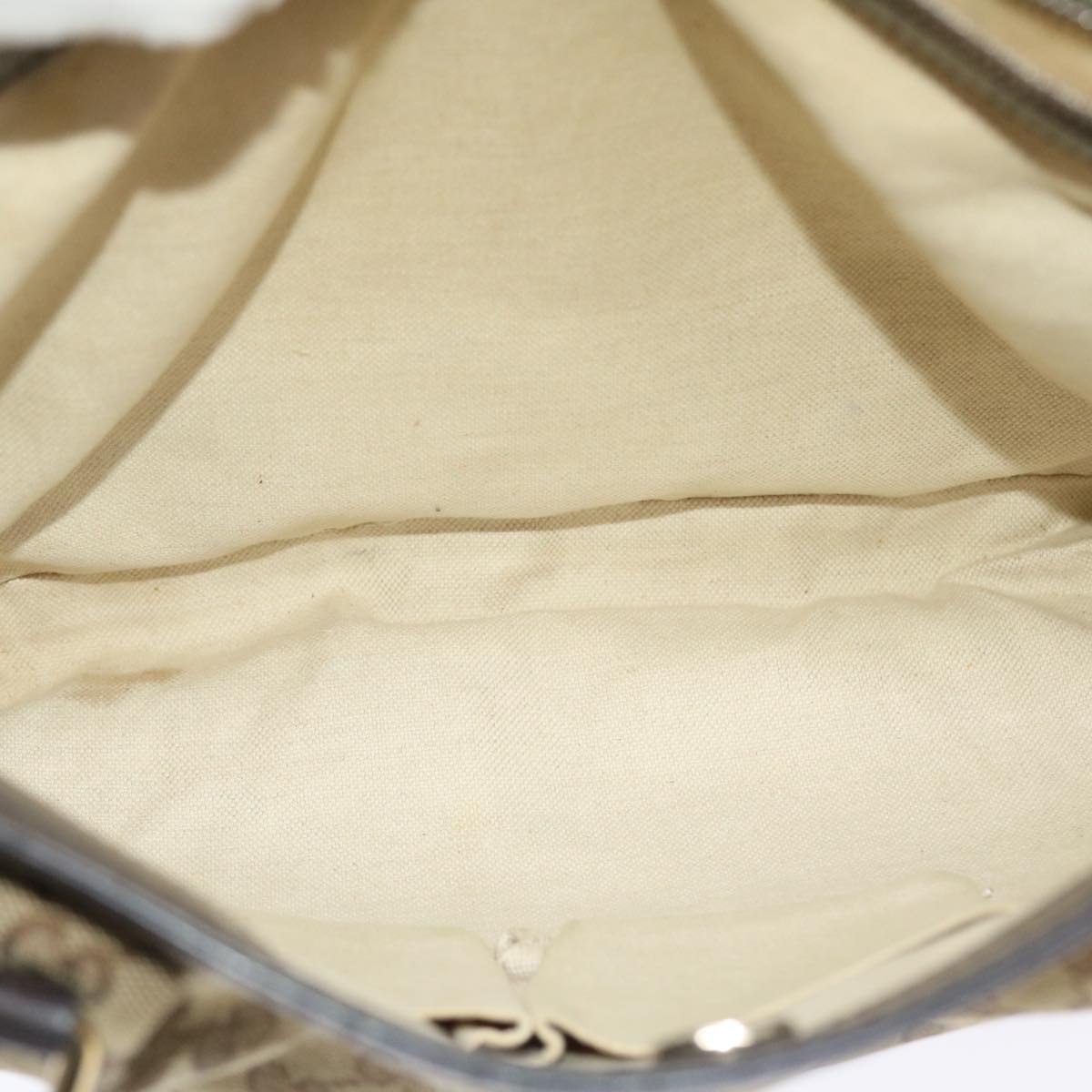 GUCCI GG Canvas Hand Bag Beige 296835 49597