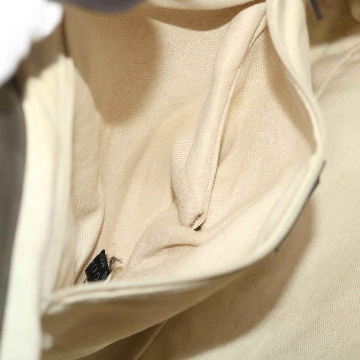 GUCCI GG Canvas Hand Bag Beige 296835 49597