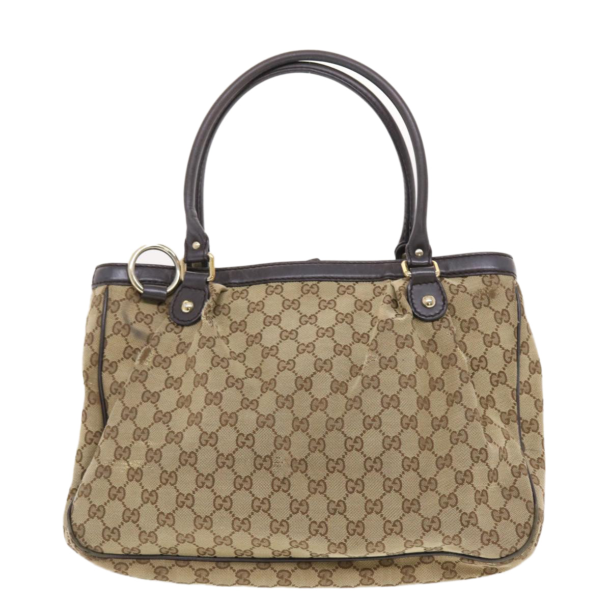 GUCCI GG Canvas Hand Bag Beige 296835 49597