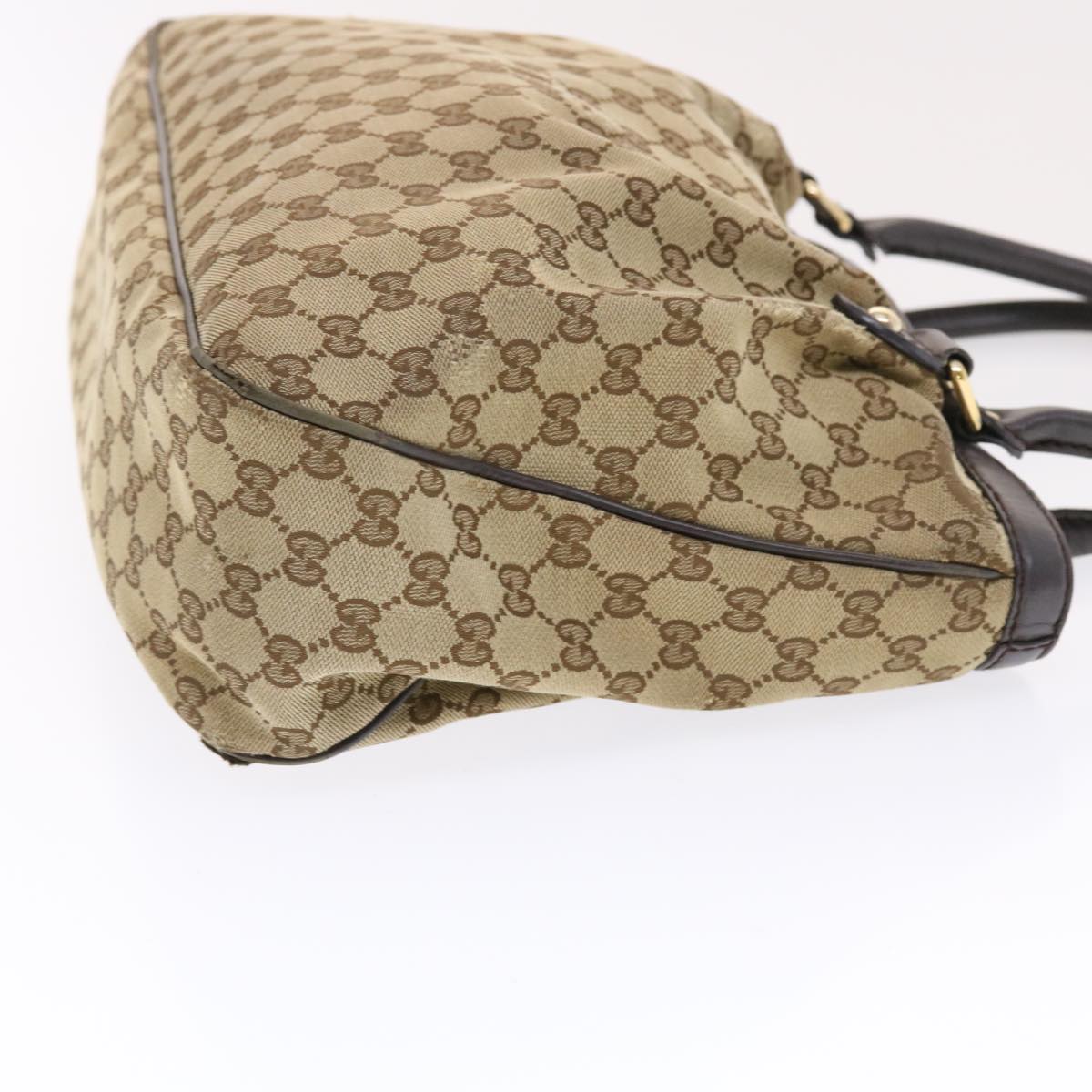 GUCCI GG Canvas Hand Bag Beige 296835 49597