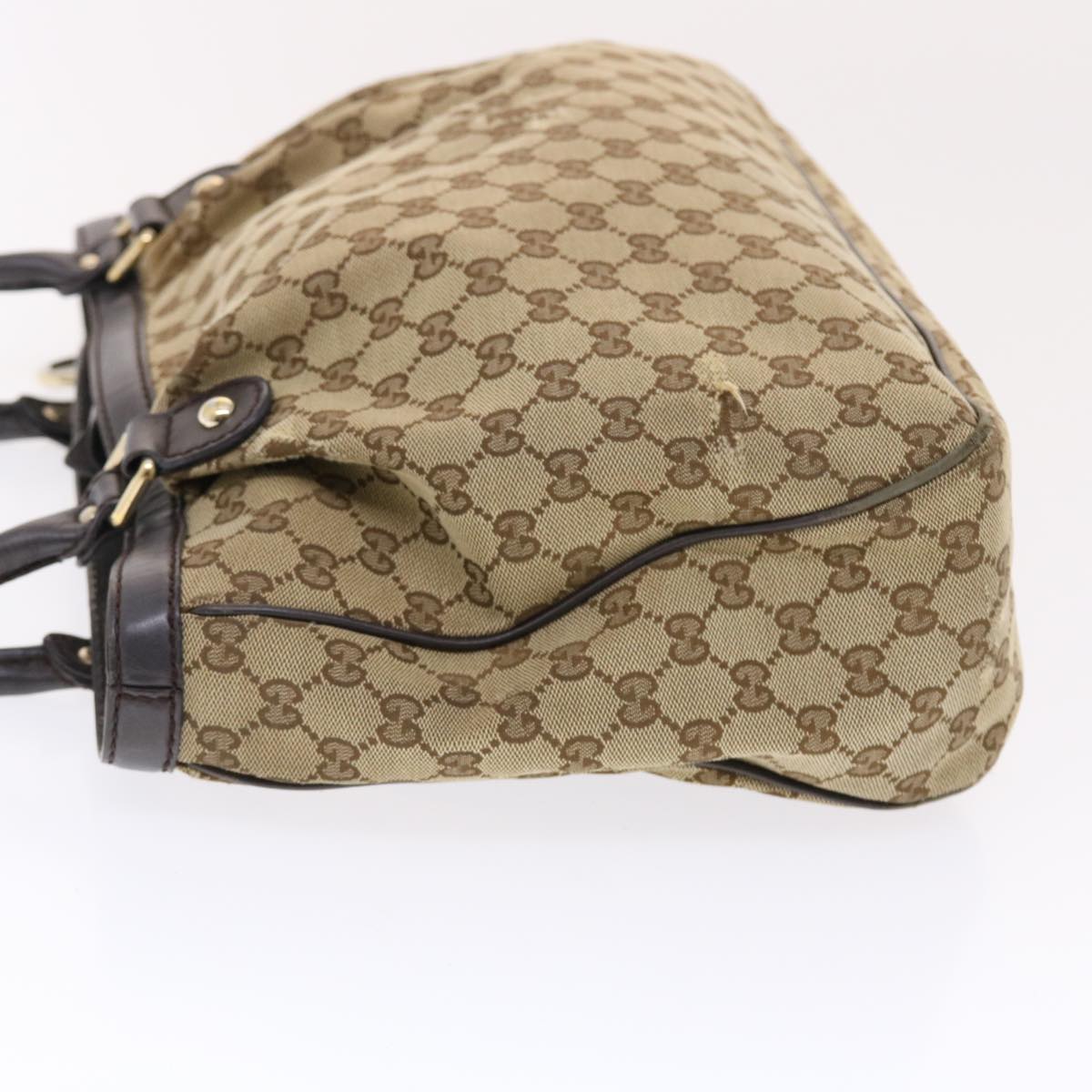 GUCCI GG Canvas Hand Bag Beige 296835 49597