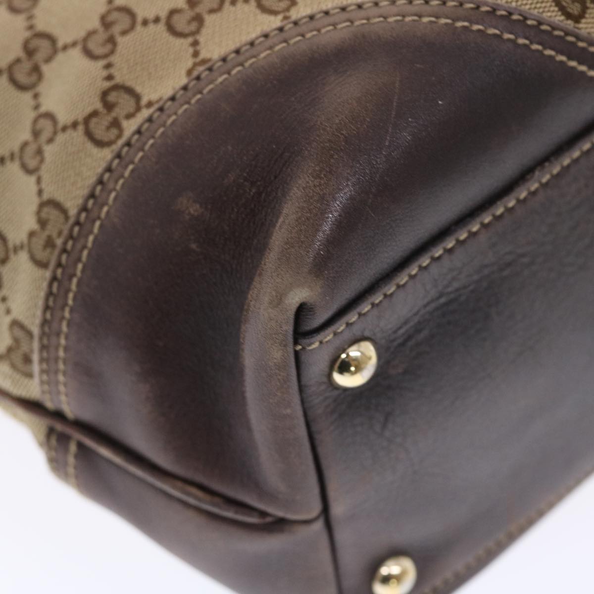 GUCCI GG Canvas Tote Bag Beige 49598