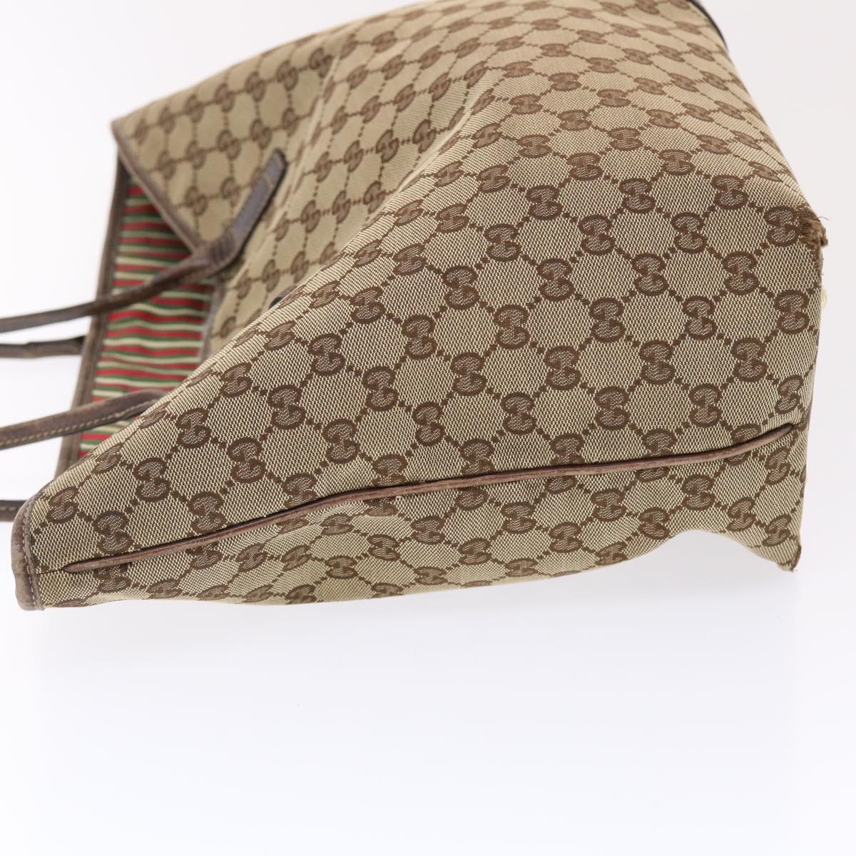 GUCCI GG Canvas Tote Bag Beige 49598