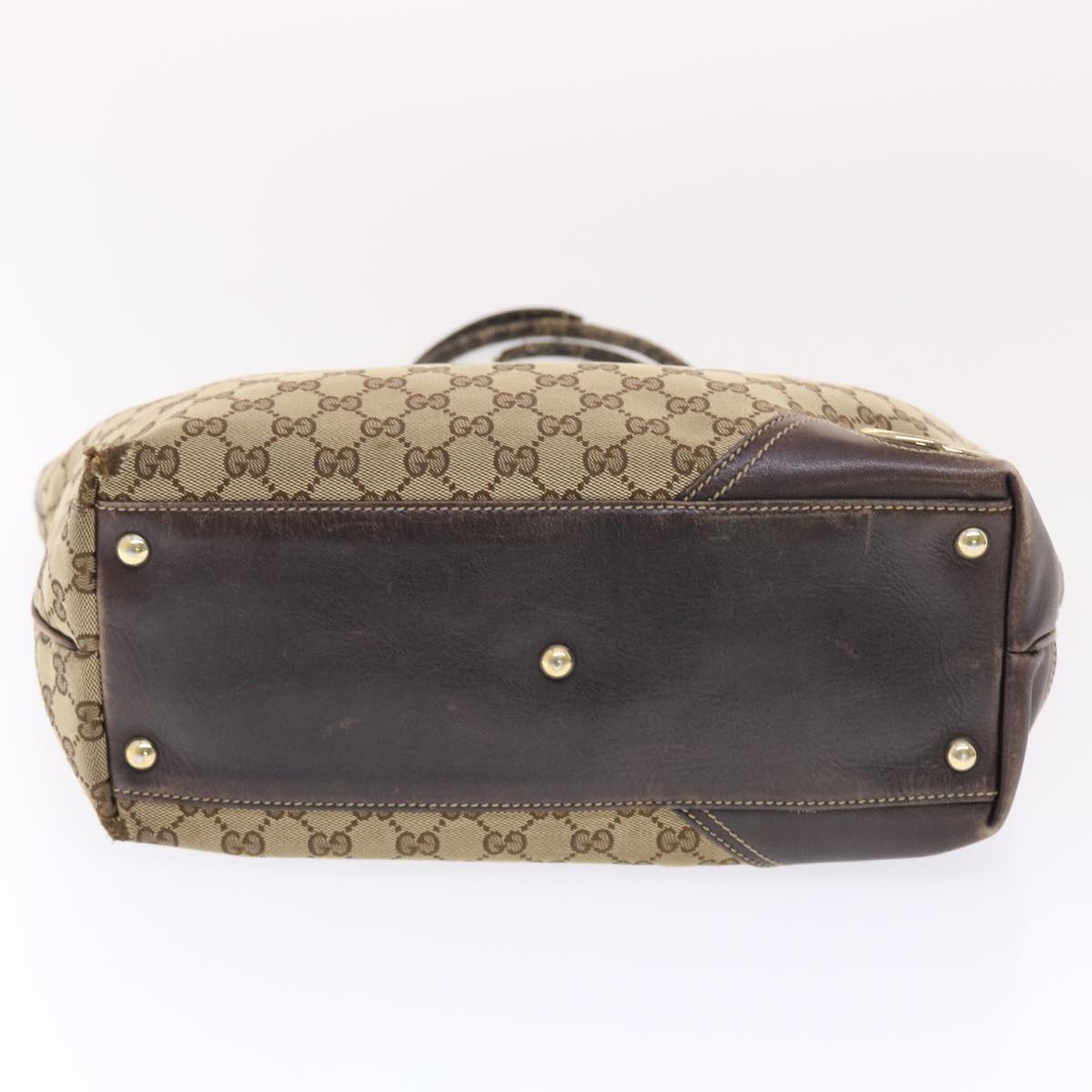 GUCCI GG Canvas Tote Bag Beige 49598