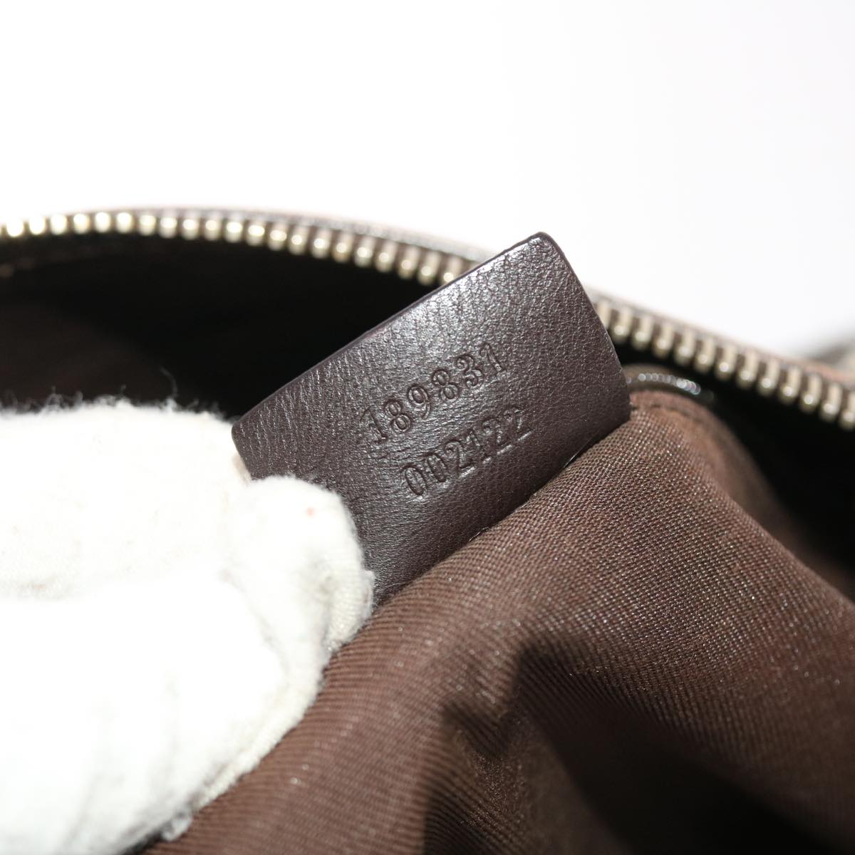 GUCCI GG Canvas Hand Bag Beige 189831002122 49599