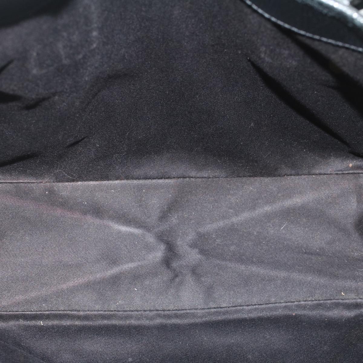 GUCCI GG Canvas Hand Bag Black 1130193444 49603