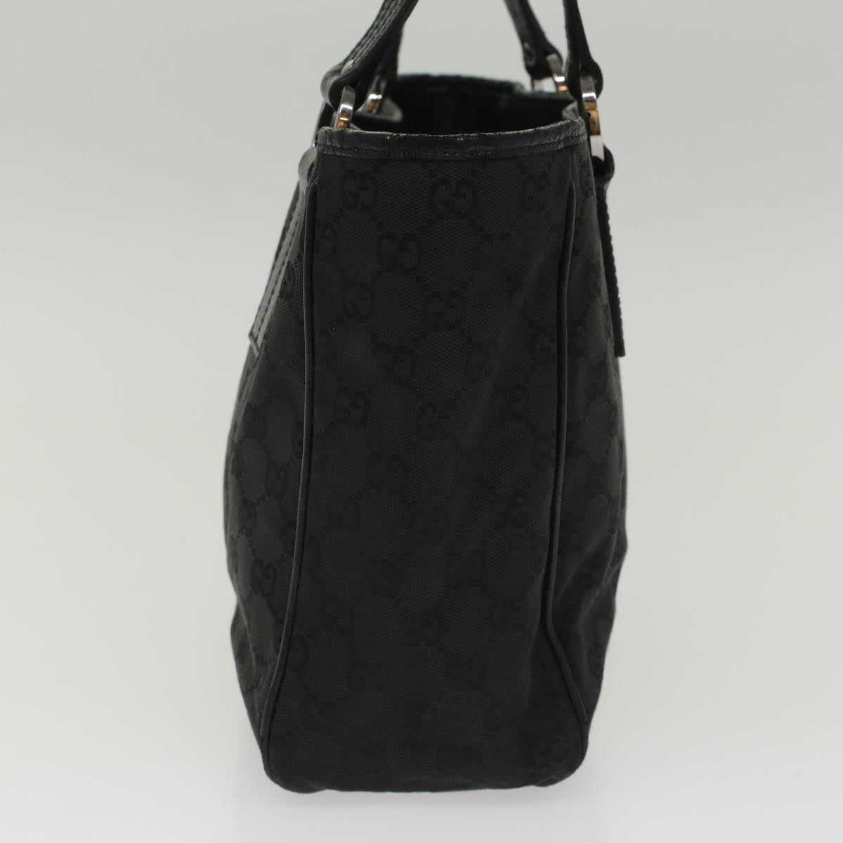 GUCCI GG Canvas Hand Bag Black 1130193444 49603