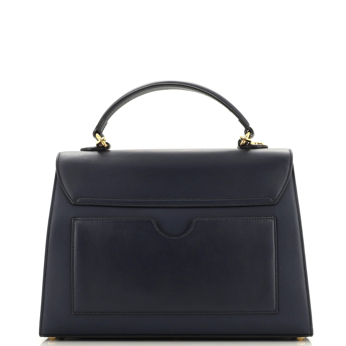 Padlock Top Handle Bag Leather Medium