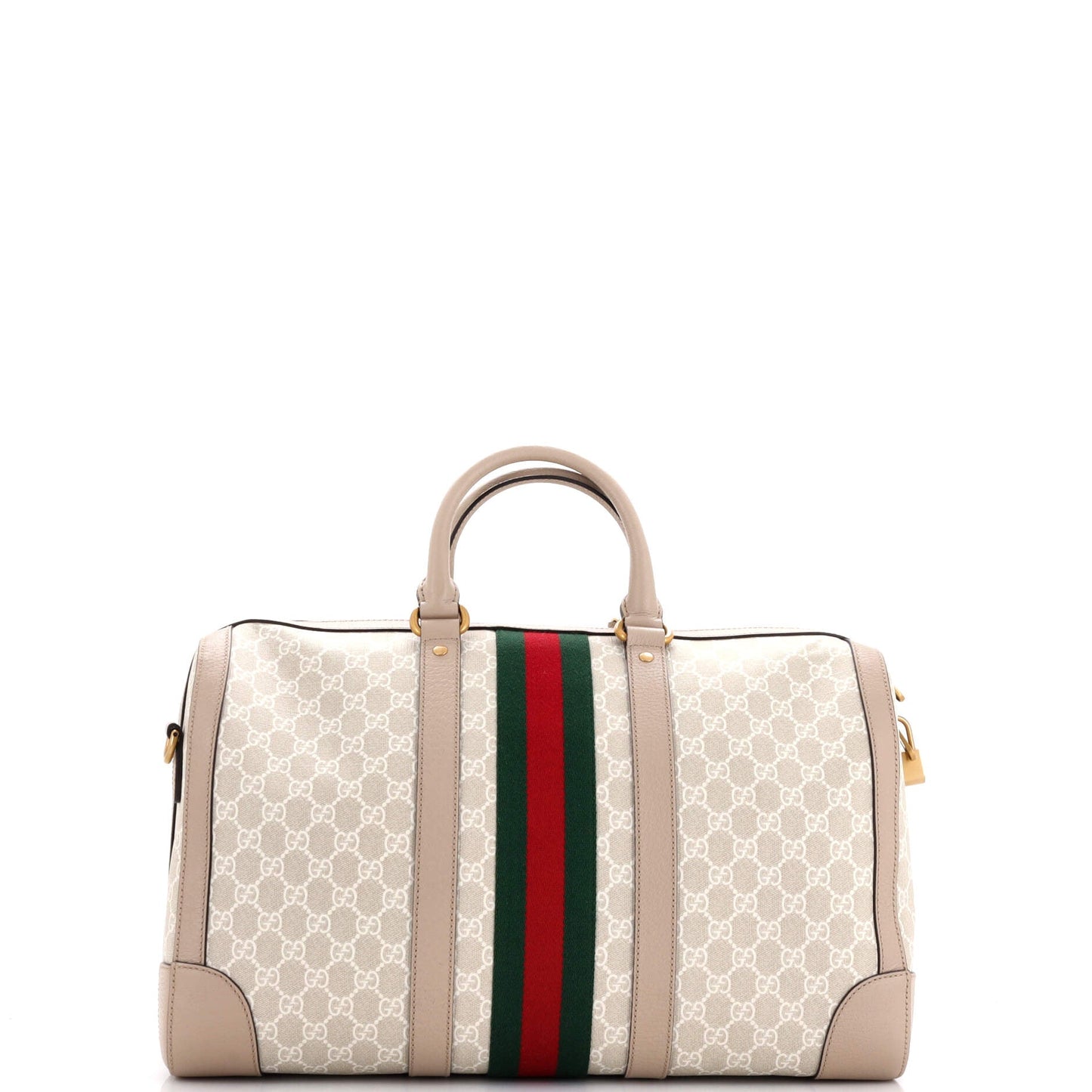 Savoy Web Convertible Duffle Bag GG Coated Canvas Small
