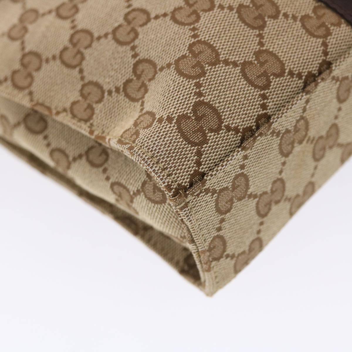 GUCCI GG Canvas Jackie Hand Bag Beige 001 3734 49789