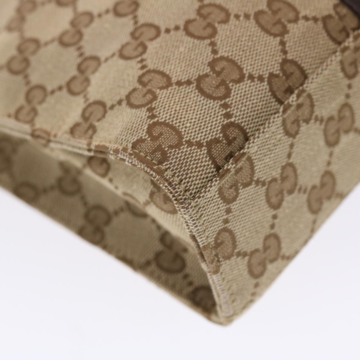GUCCI GG Canvas Jackie Hand Bag Beige 001 3734 49789