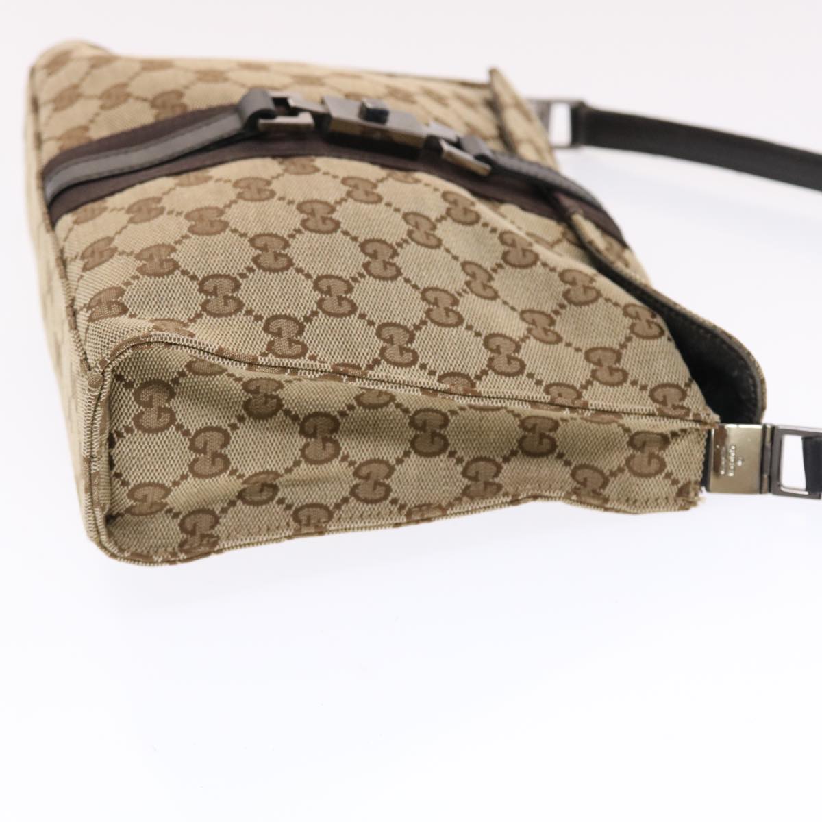 GUCCI GG Canvas Jackie Hand Bag Beige 001 3734 49789
