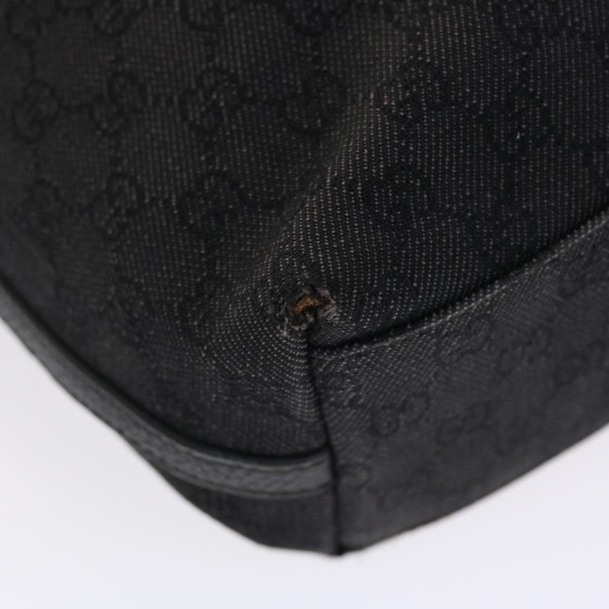 GUCCI GG Canvas Tote Bag Black 152279 49794