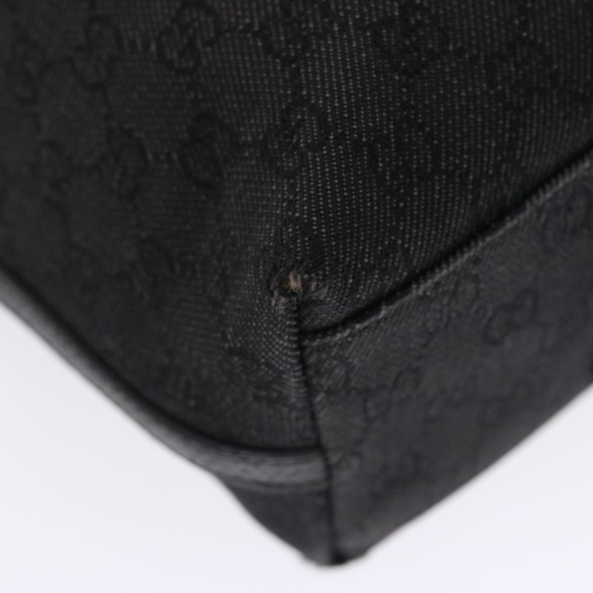 GUCCI GG Canvas Tote Bag Black 152279 49794