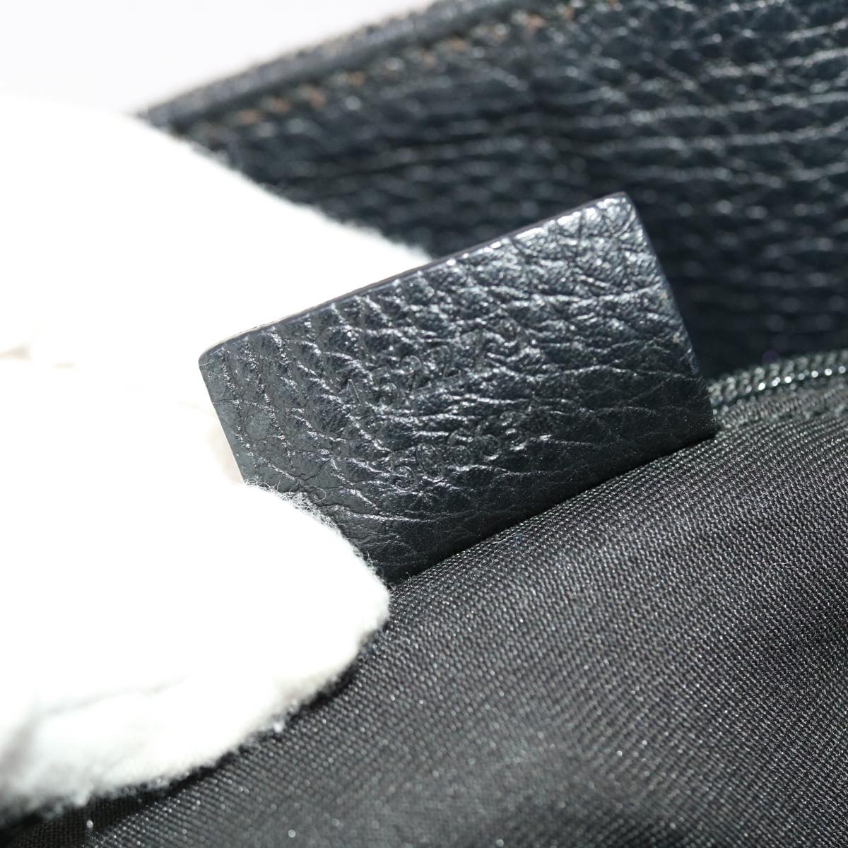 GUCCI GG Canvas Tote Bag Black 152279 49794