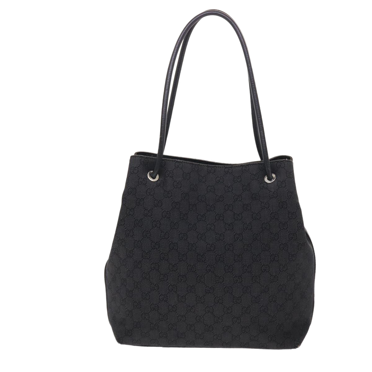 GUCCI GG Canvas Tote Bag Black 152279 49794
