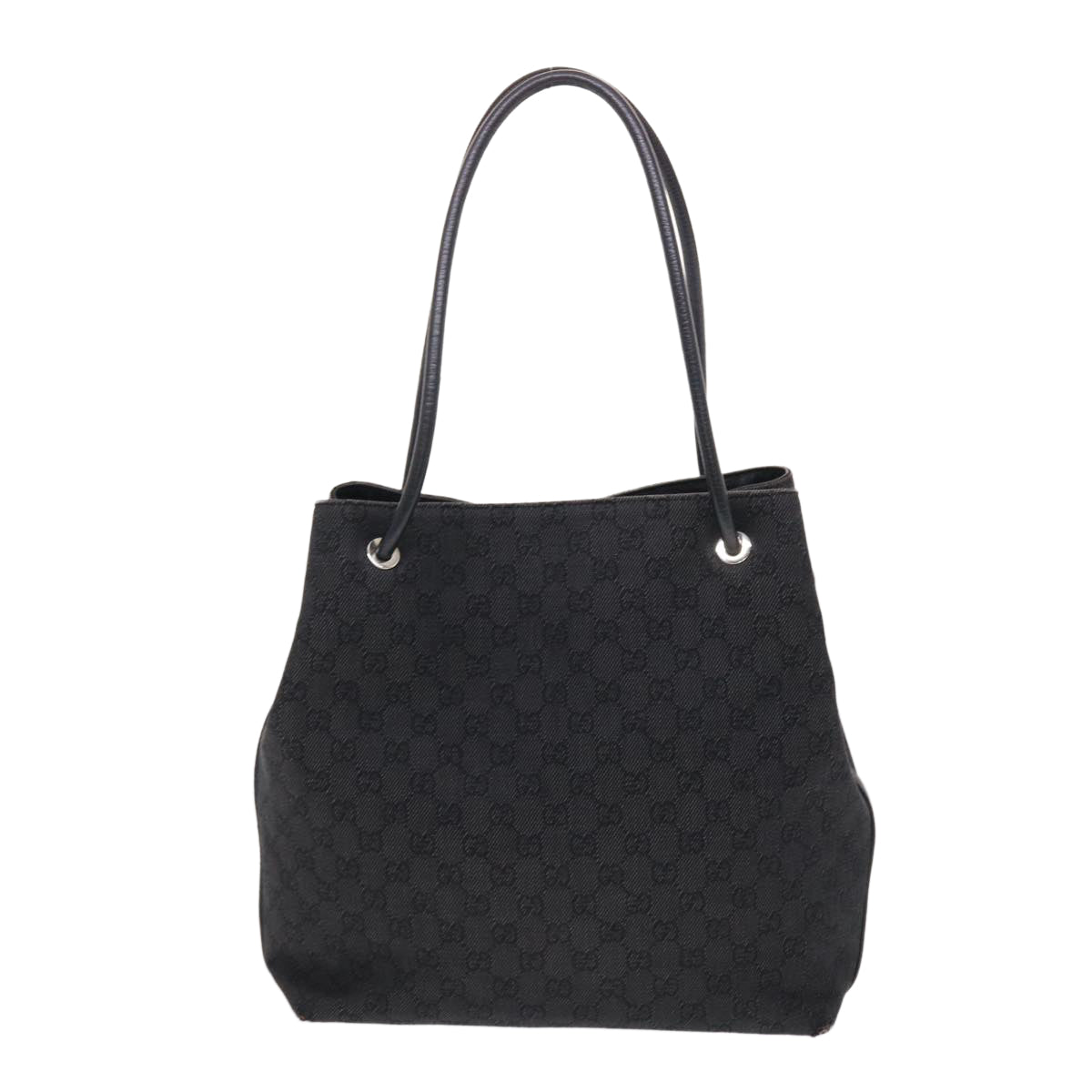 GUCCI GG Canvas Tote Bag Black 152279 49794