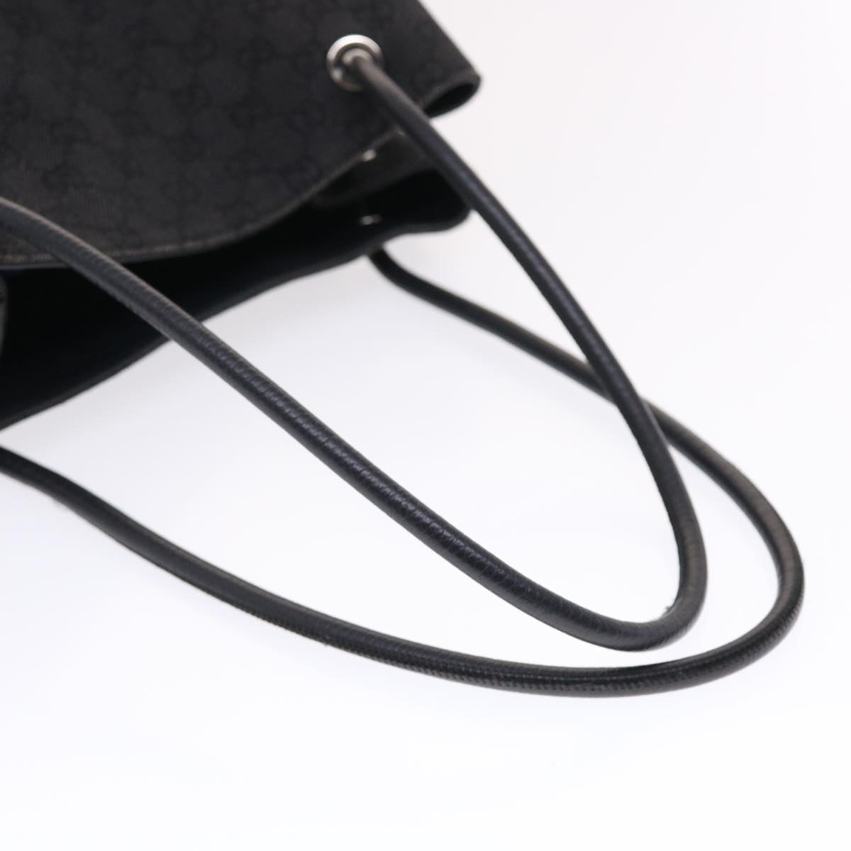 GUCCI GG Canvas Tote Bag Black 152279 49794
