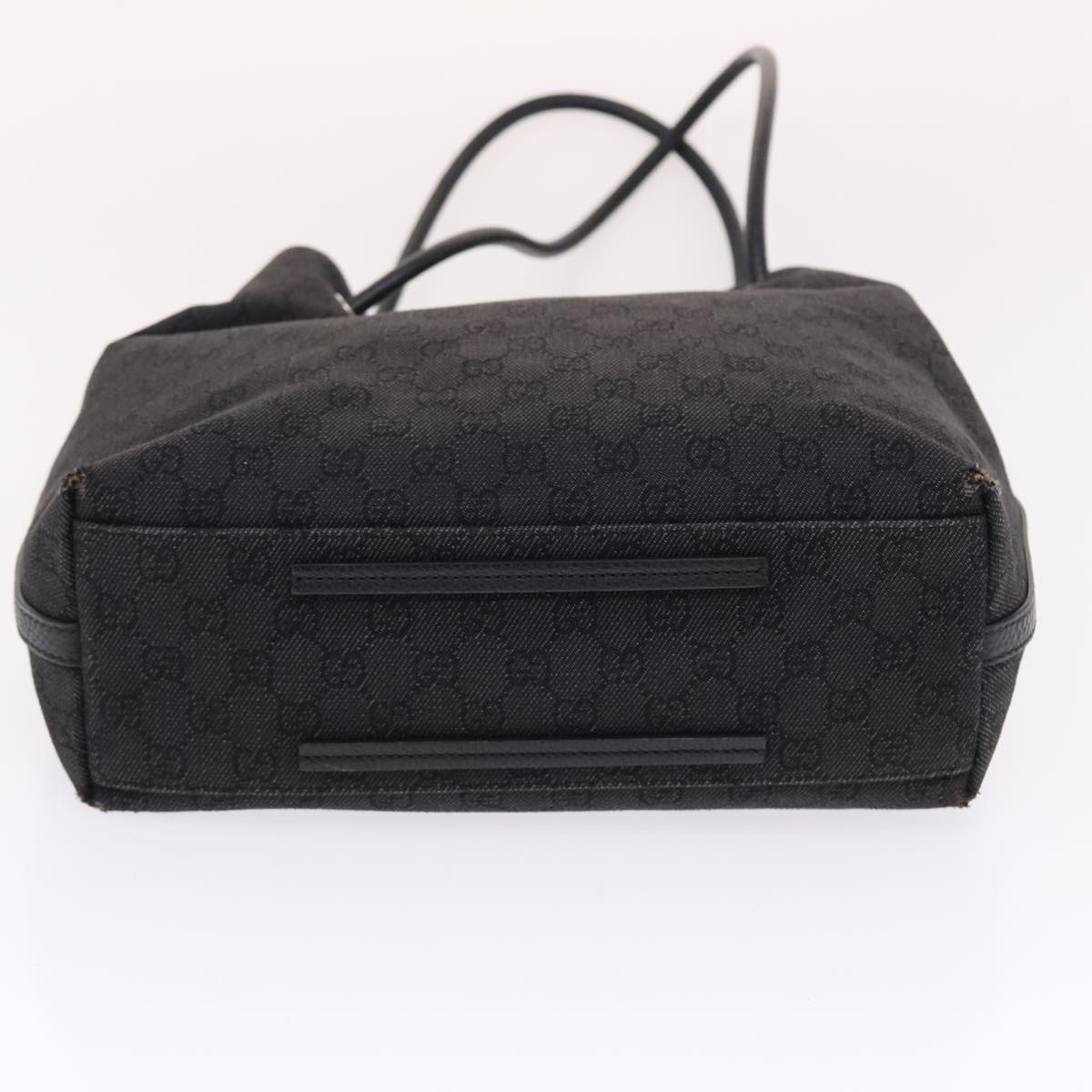 GUCCI GG Canvas Tote Bag Black 152279 49794