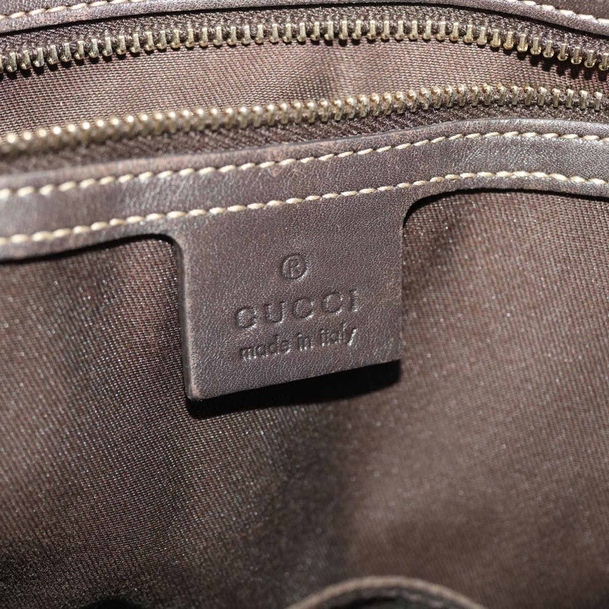 GUCCI GG Crystal Hand Bag Beige 223964 49797