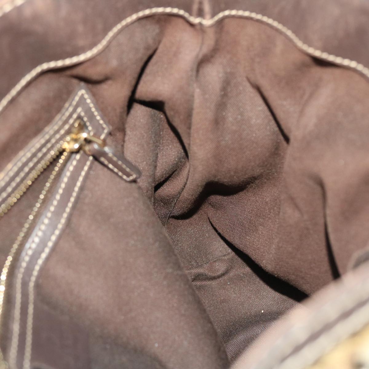 GUCCI GG Crystal Hand Bag Beige 223964 49797