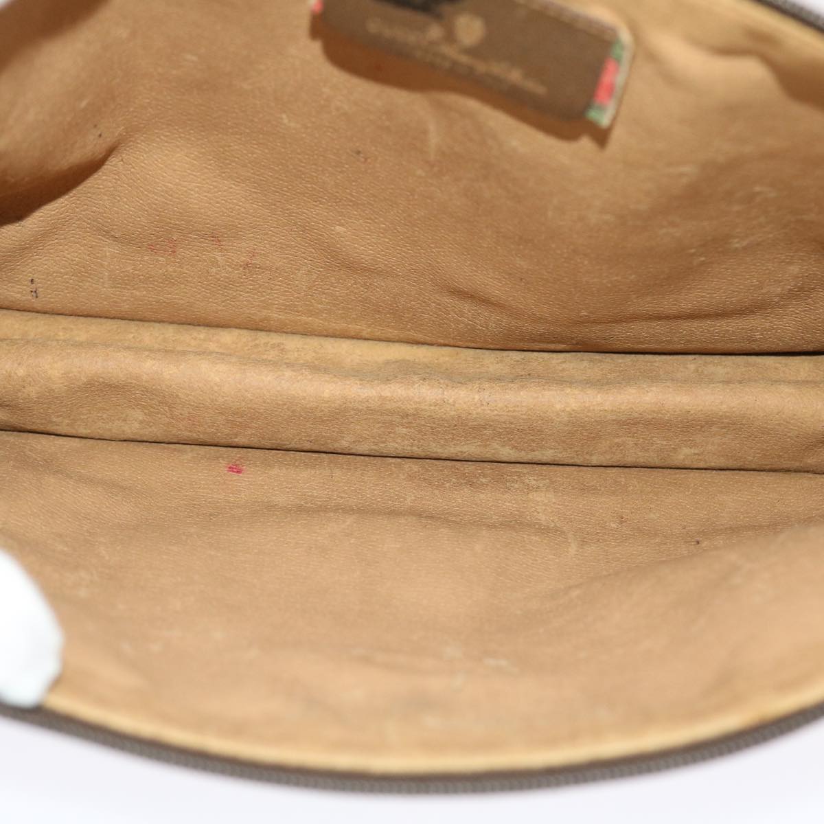 GUCCI GG Canvas Clutch Bag PVC Leather Beige 97 01 029 49799