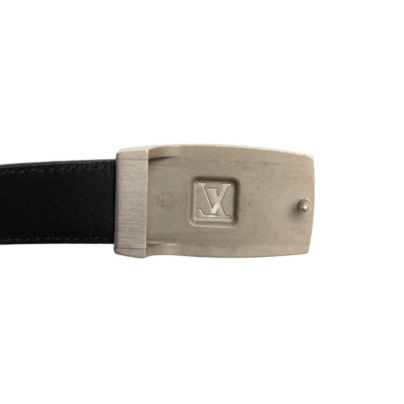 Louis Vuitton Louis Vuitton Damière Graphite M9638 Belt PVC/Leather Black