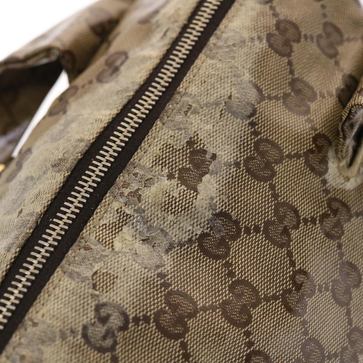 GUCCI GG Crystal Hand Bag Beige 197020 49827