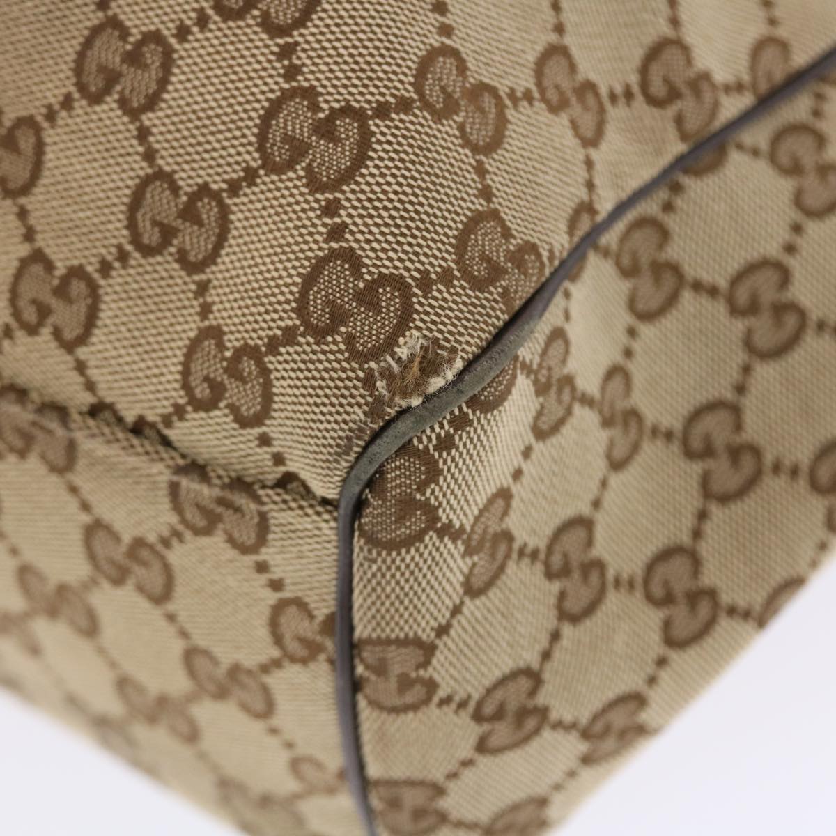 GUCCI GG Canvas Hand Bag Beige 211944 49931