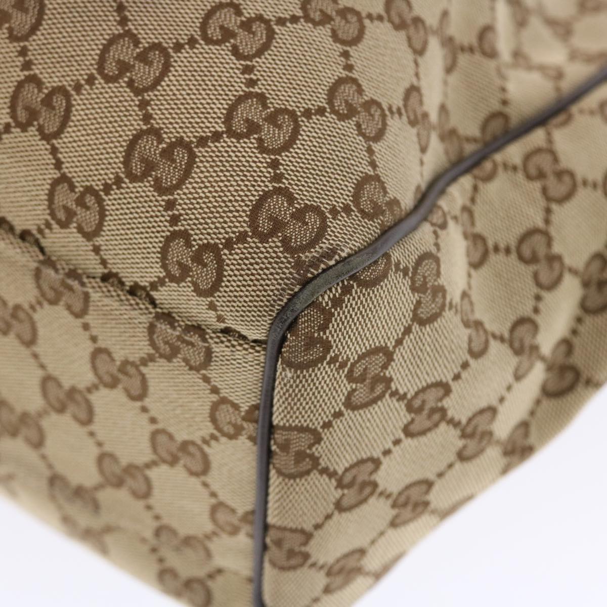 GUCCI GG Canvas Hand Bag Beige 211944 49931