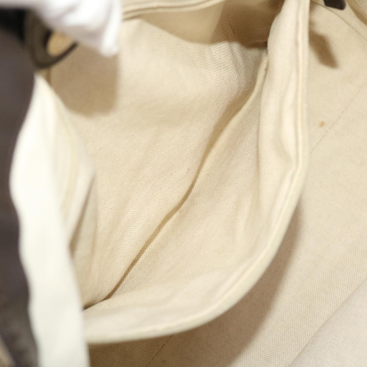 GUCCI GG Canvas Hand Bag Beige 211944 49931