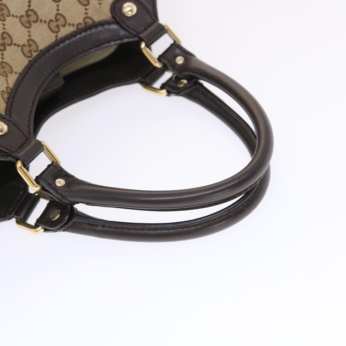 GUCCI GG Canvas Hand Bag Beige 211944 49931