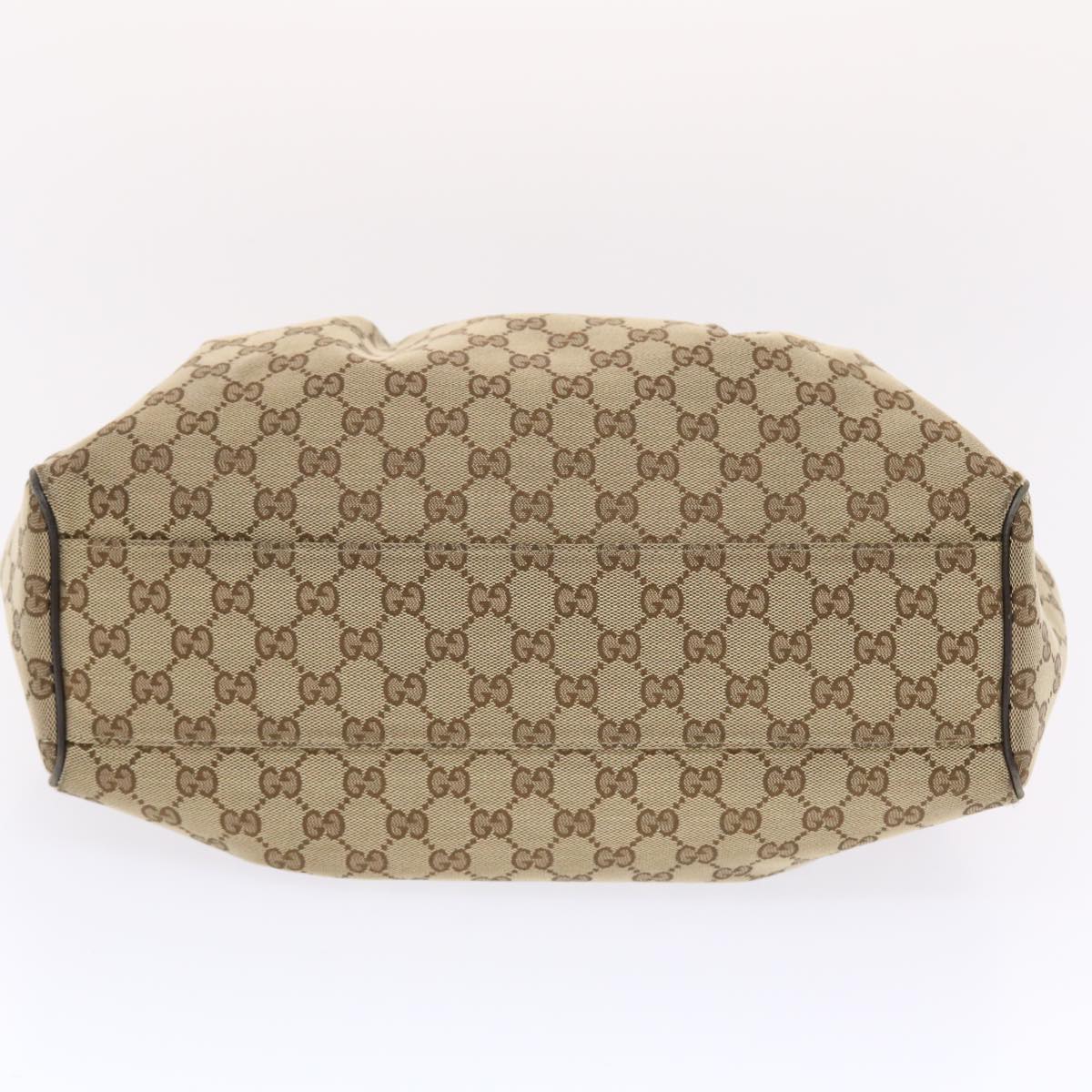 GUCCI GG Canvas Hand Bag Beige 211944 49931