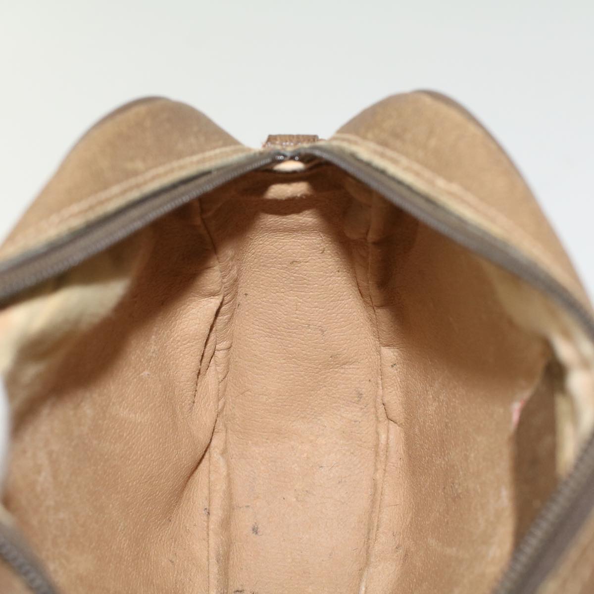 GUCCI GG Canvas Web Sherry Line Clutch Bag Beige Red 89•01•034 49988