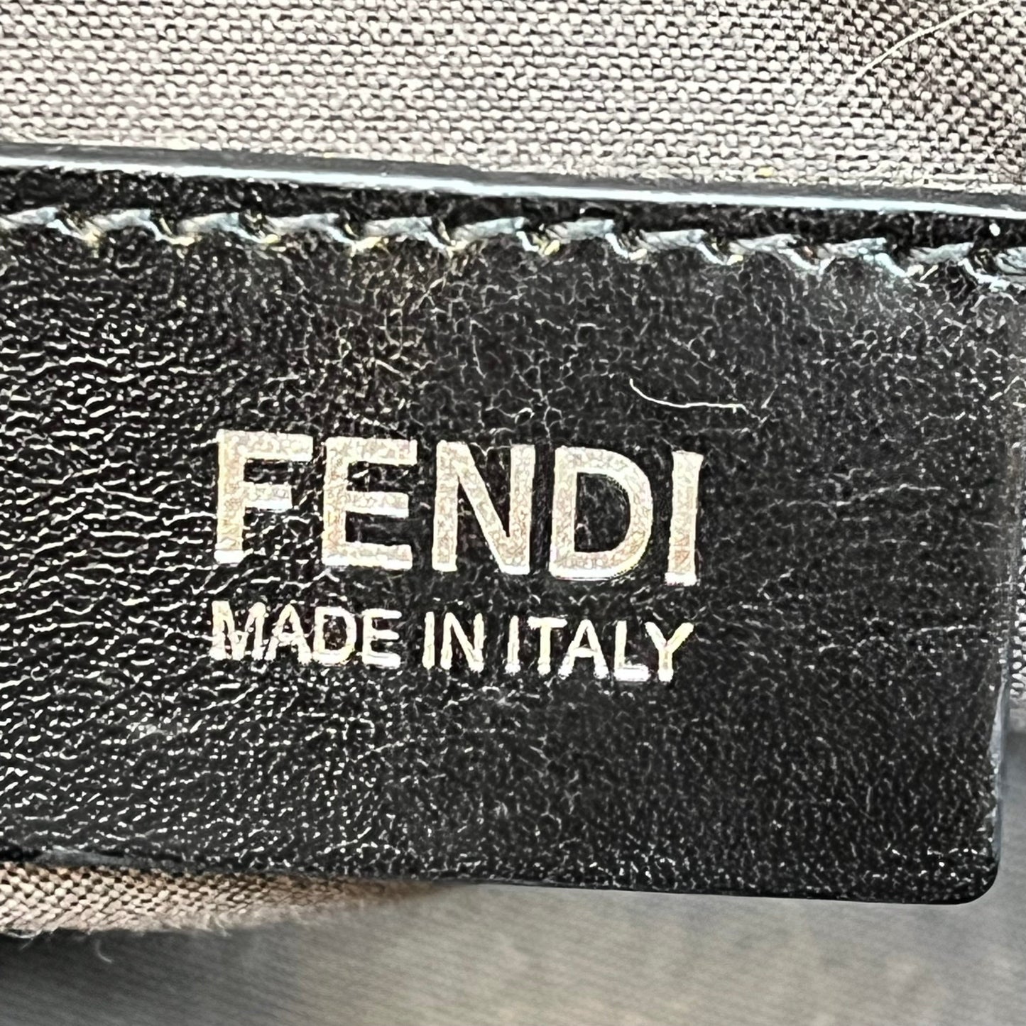 FENDI Nylon Zucchino Shoulder Bag