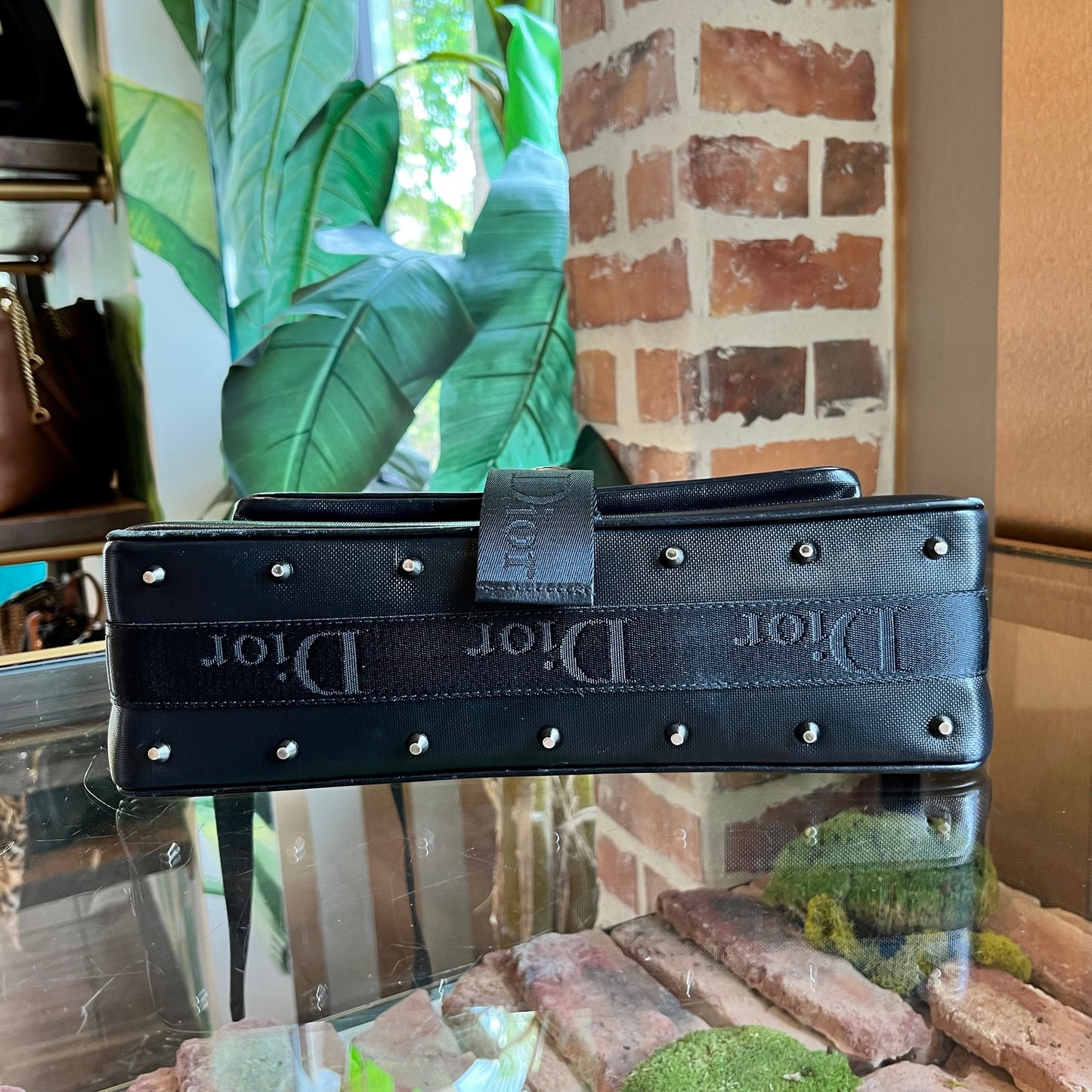 CHSITIAN DIOR Hardcore Coated Canvas Shoulder Bag