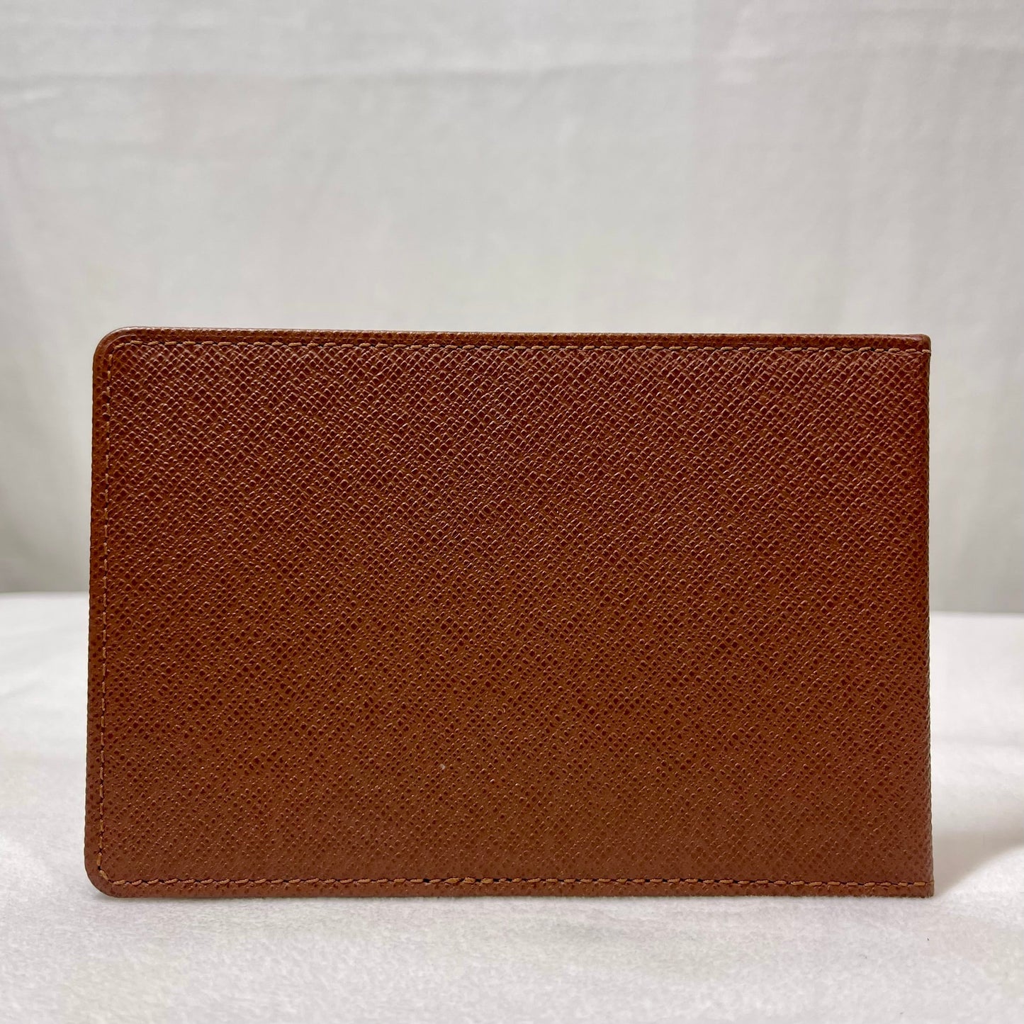 LOUIS VUITTON Brown Taiga Men's Wallet Set TS3695