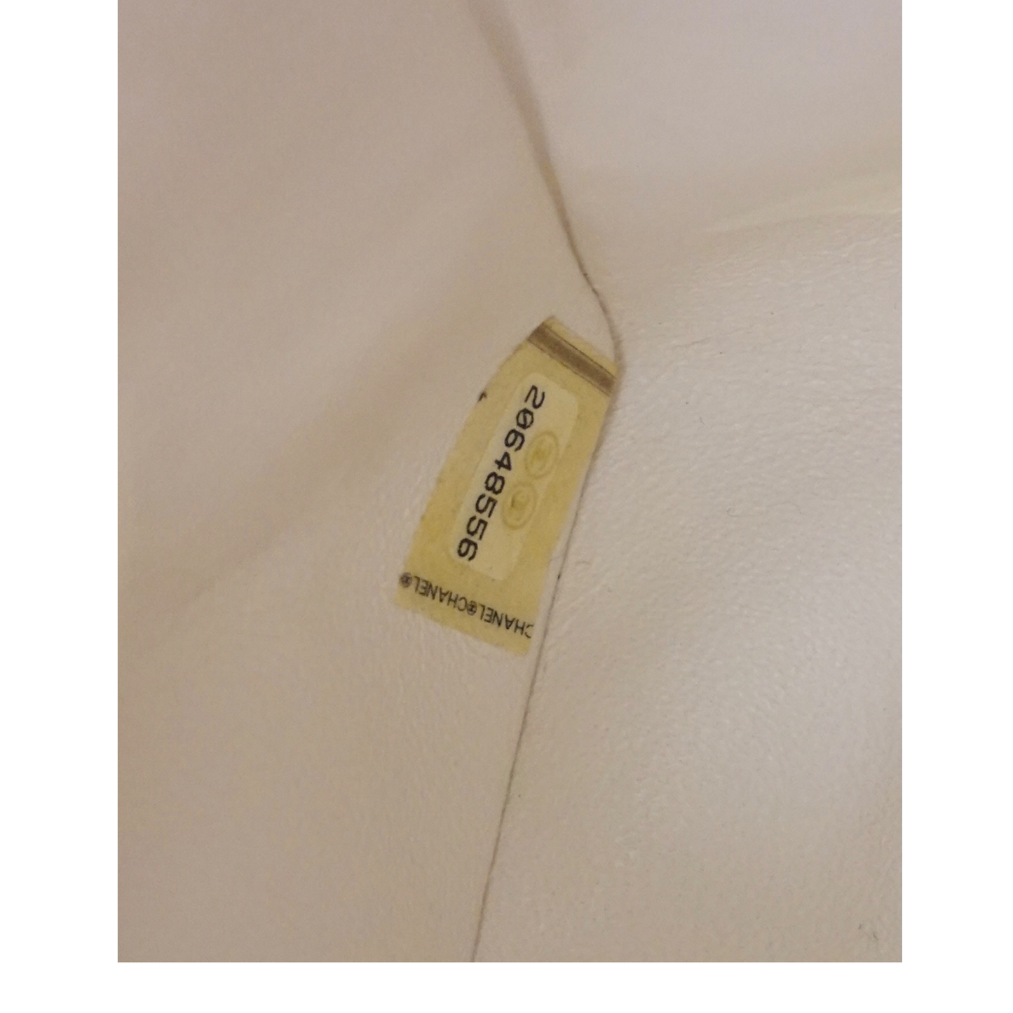 Chanel Medium Double Flap Pearlescent Ivory Caviar