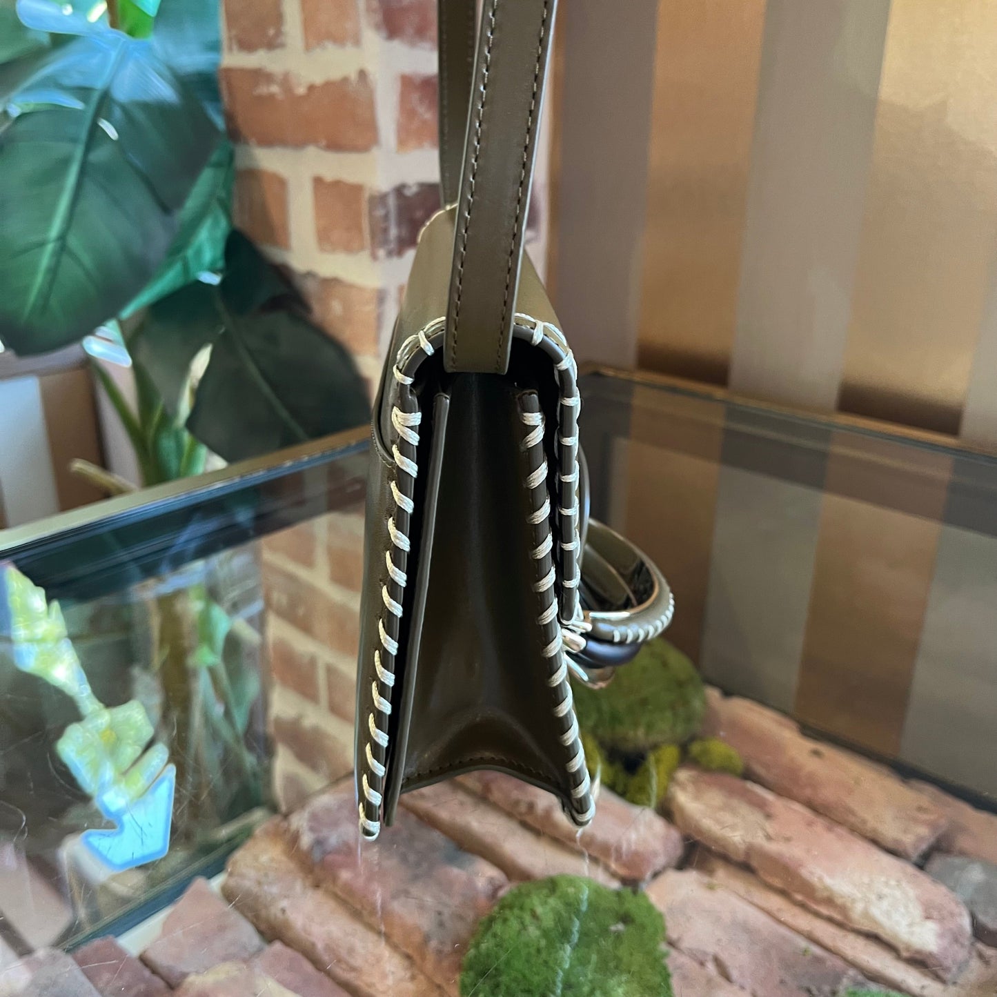 CHLOE Kattie Blanket Stitch Leather Crossbody Bag