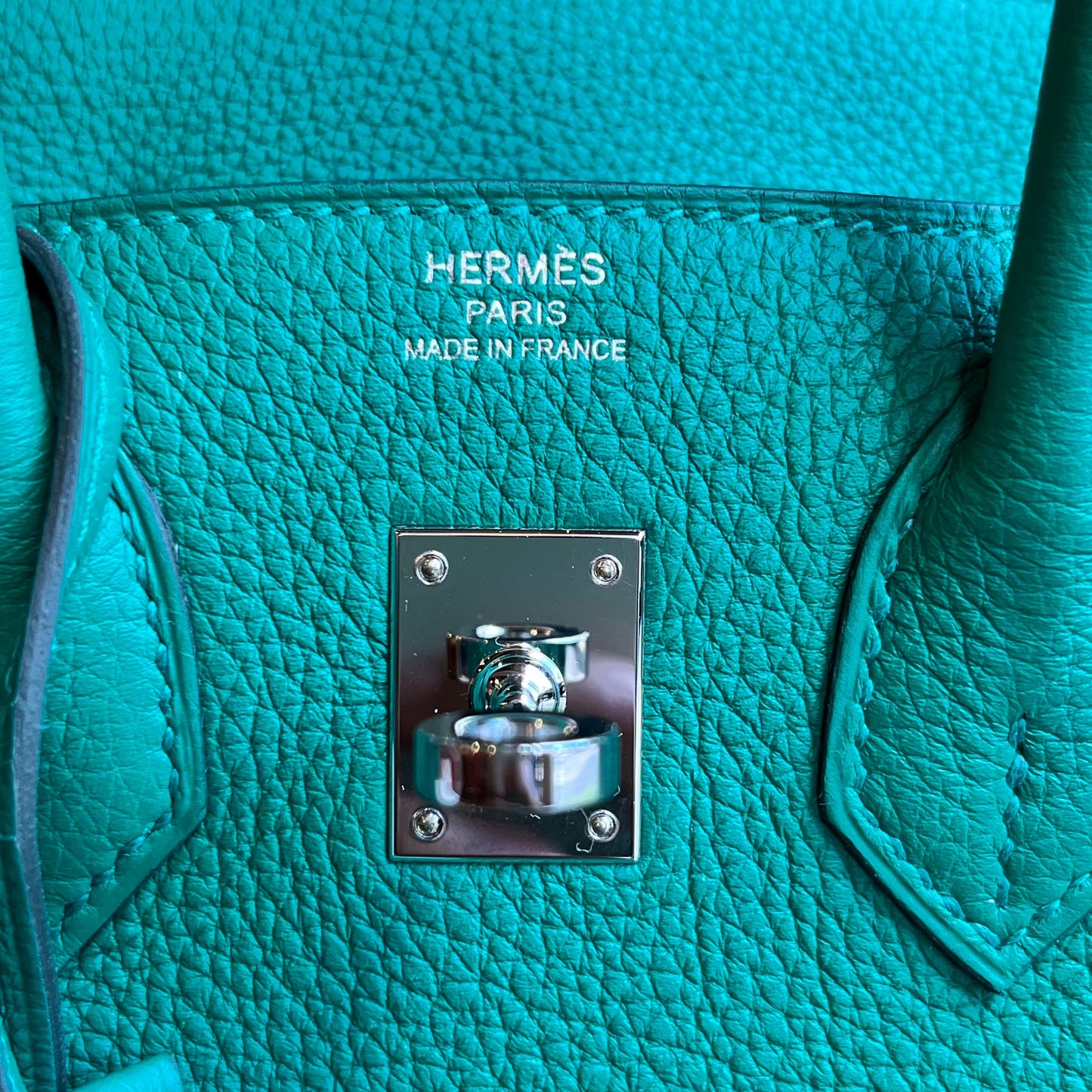 HERMES Birkin 25 Togo Satchel Bag