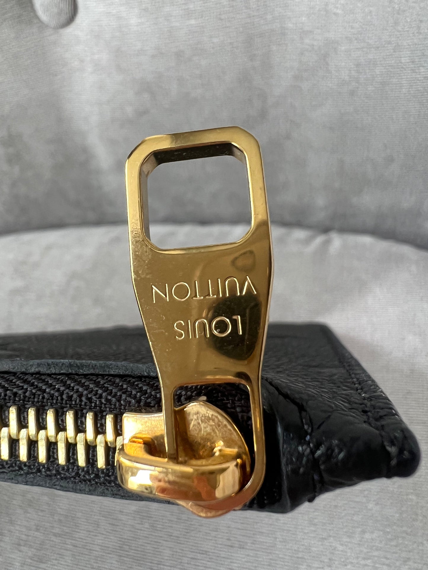 Louis Vuitton Pouch (from Neverfull) Black Empreinte