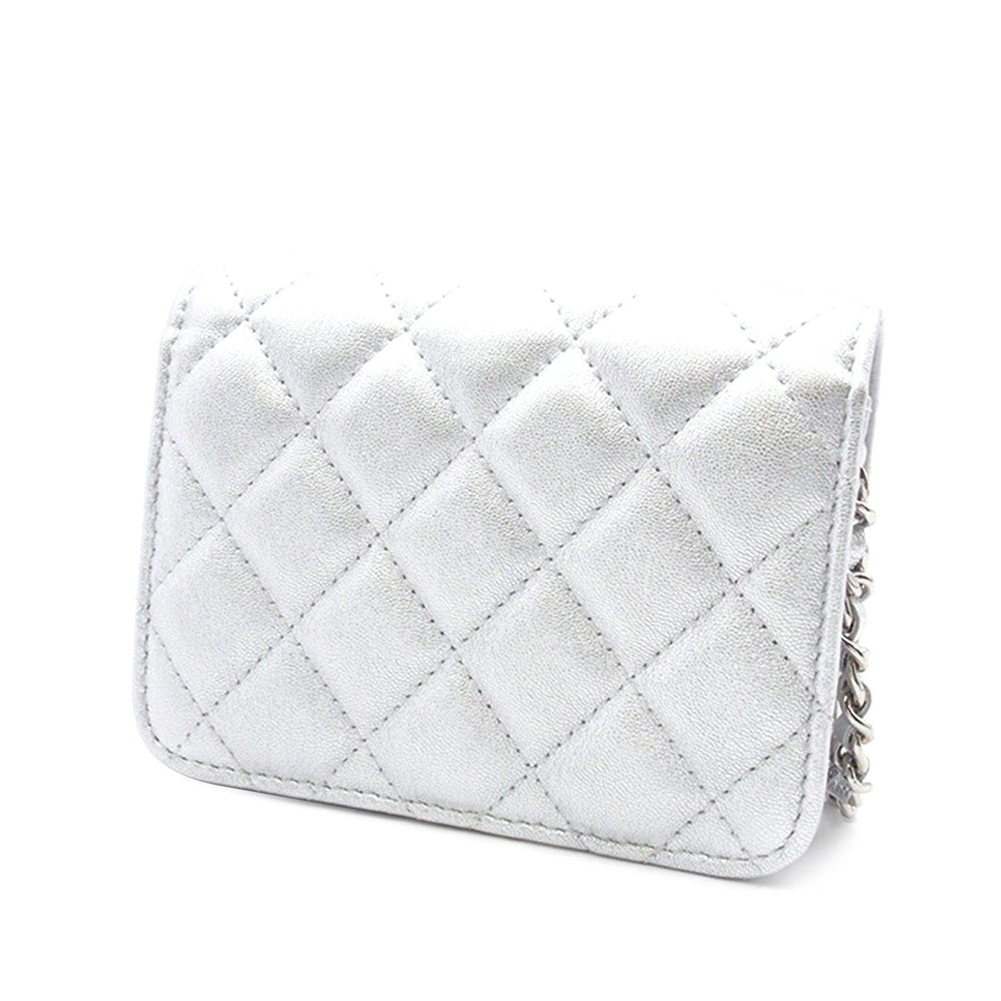 Chanel Metallic Lambskin Crystal Star Chain Belt Bag