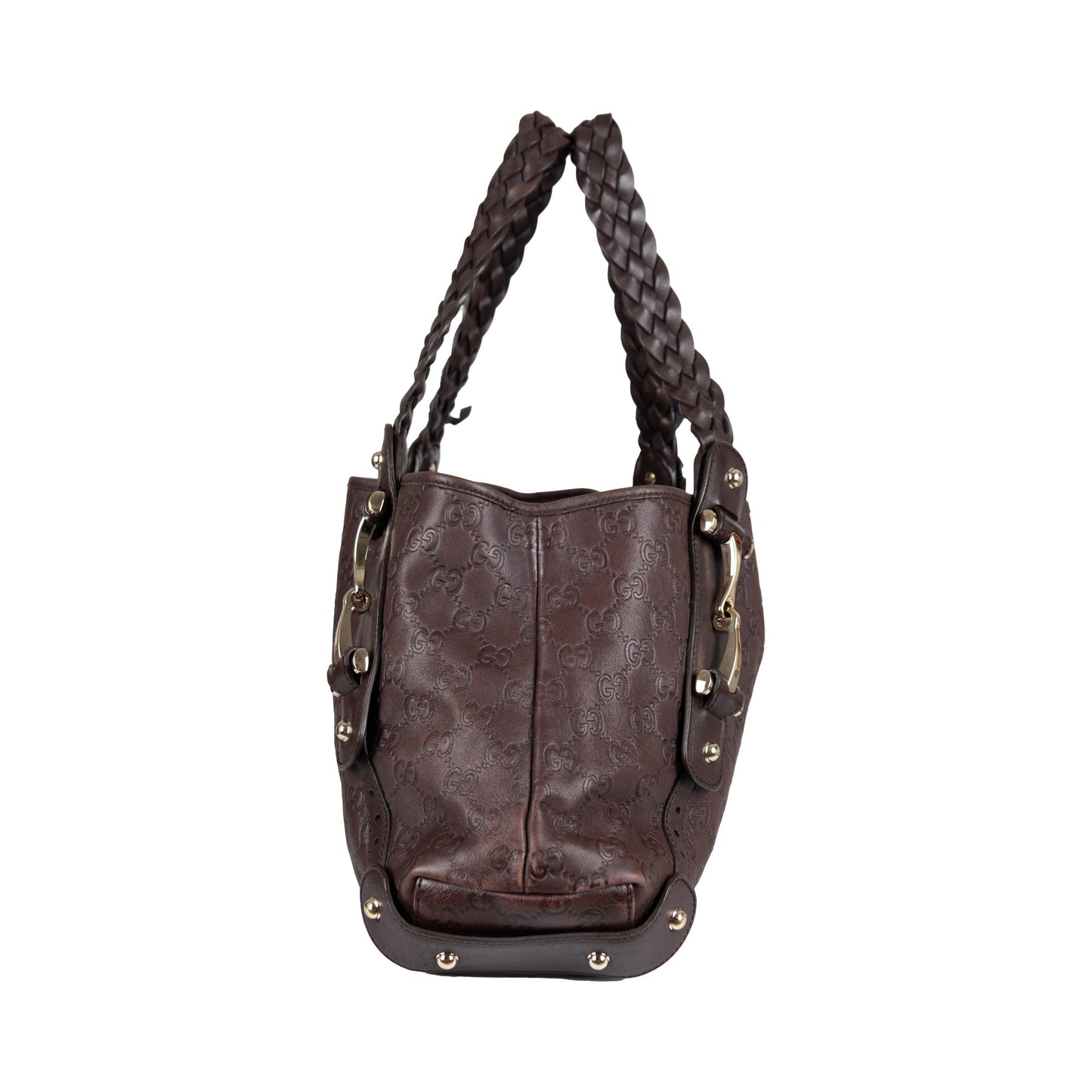 GLM-- GLM--ssima Horsebit Pelham Shoulder Bag - '10s