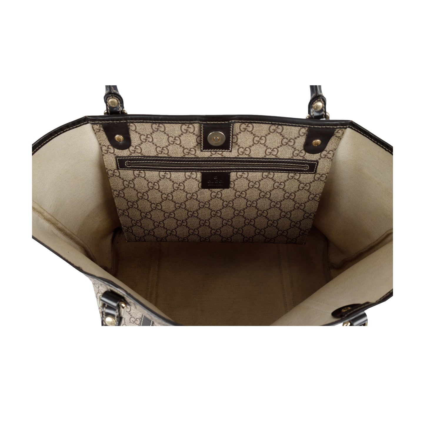 GLM-- Monogram Canvas Tattoo Heart Tote Bag - '10s